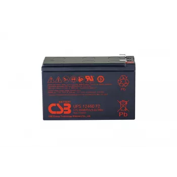 Batería CSB Battery 12V, 9Ah, AGM | UPS12460F2 | 460 W