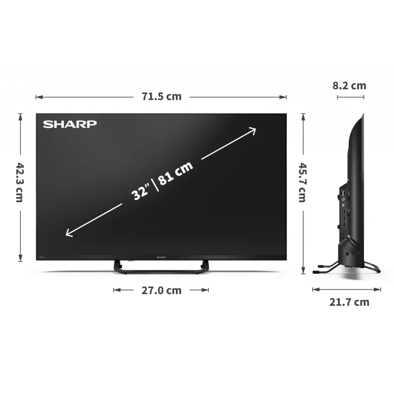Sharp 32HF3865E Smart TV de 32