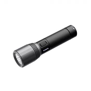Linterna de mano Nextool T10 — 2000 lm, haz de 220 m, USB‑C, IPX7, carcasa de aluminio, 152 mm
