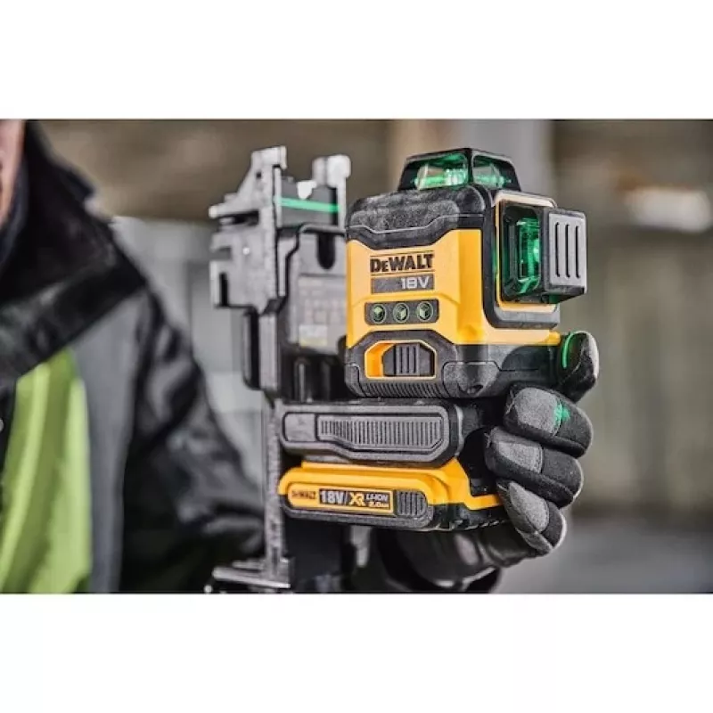 DEWALT 18V DCLE34031N 3x360 LÁSER DE LÍNEAS
