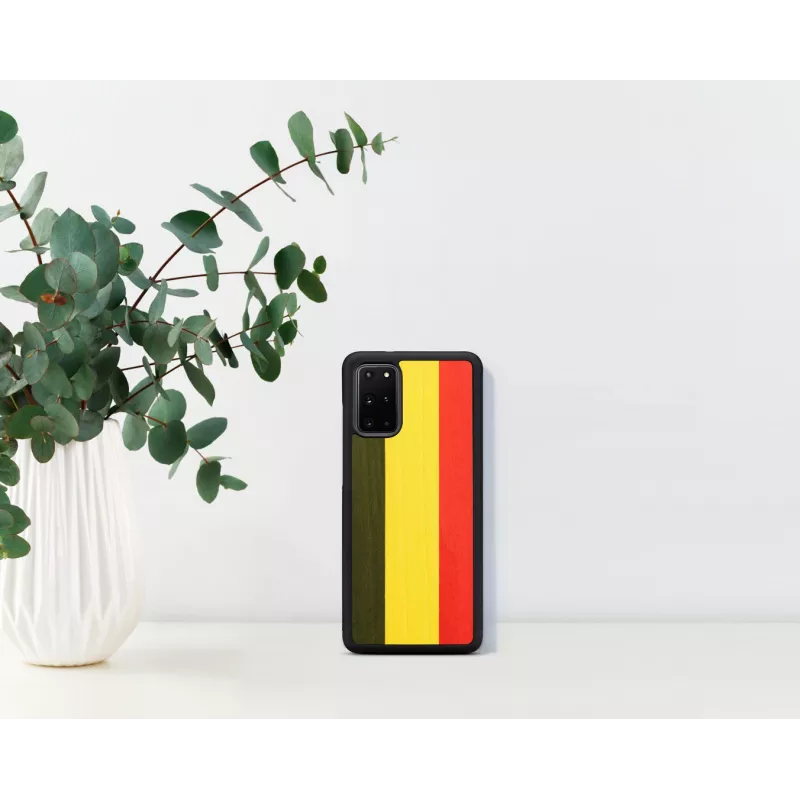Funda protectora Man and Wood Galaxy S20+ reggae negra