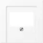 Placa de pared / tapa de interruptor JUNG A569BFPLTWWM — plástico, sin tornillos, 1 unidad