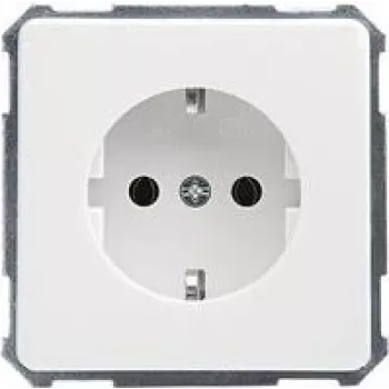 Schneider Electric GmbH Toma de corriente 16A sin garra blanco puro (225054)