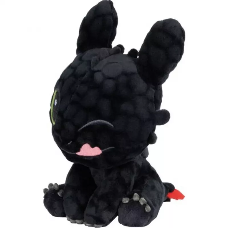 Dragons: Toothless, happy, peluche 18 cm