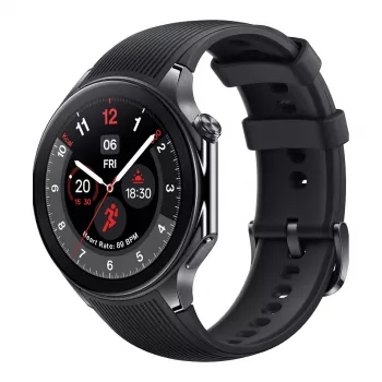 OnePlus Watch 2 - 46 mm - smartwatch con correa - fluoroelastómero - tamaño de muñeca: 140-210 mm - pantalla 3,63 cm (1,43