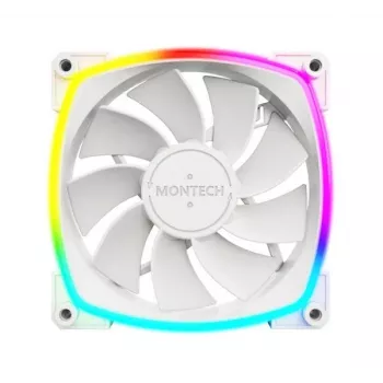 Montech RX120 PWM ventilador para caja de ordenador 12 cm blanco 3 uds.