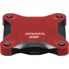 SSD externo ADATA SD620 1 TB, portátil USB 3.2 Gen 2 (Micro-USB B), velocidad de lectura 520 MB/s, velocidad de escritura 460 MB/s, resistente a golpes, Rojo