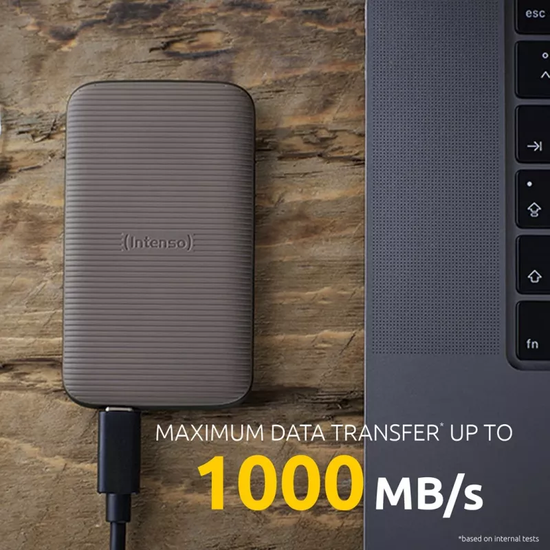 Disco SSD Intenso 500GB USB Type-C 3.2 Gen 2 Marrón