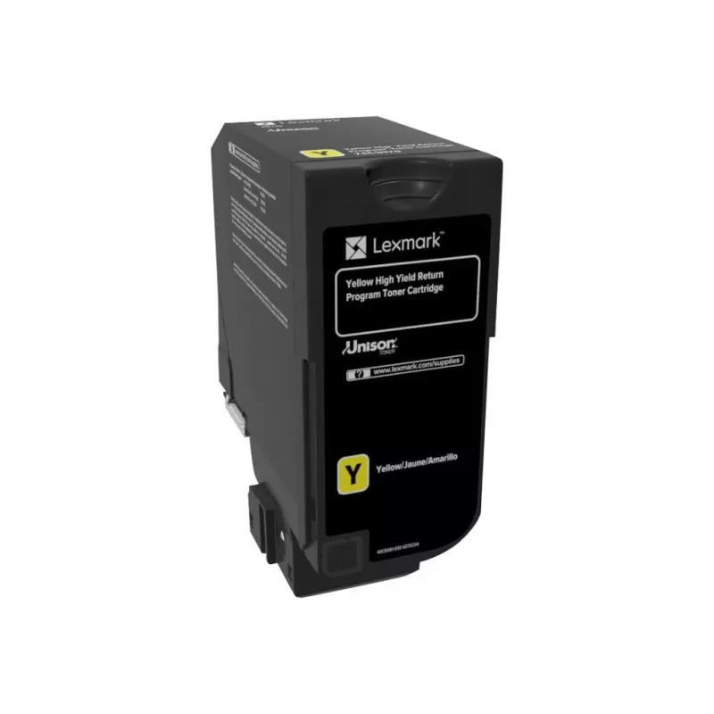 LEXMARK 74C2HY0 tóner Lexmark 74C2HY0 amarillo 12.000 páginas CS725de / CS725dte