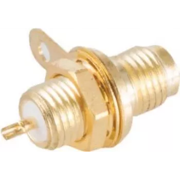Conector macho de vídeo SMA ShiverPeaks 98610 montaje central – conexión coaxial para sistemas de vídeo