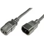 Cable de alimentación e+p SW 15 negro 2 m C14 CEE7/14