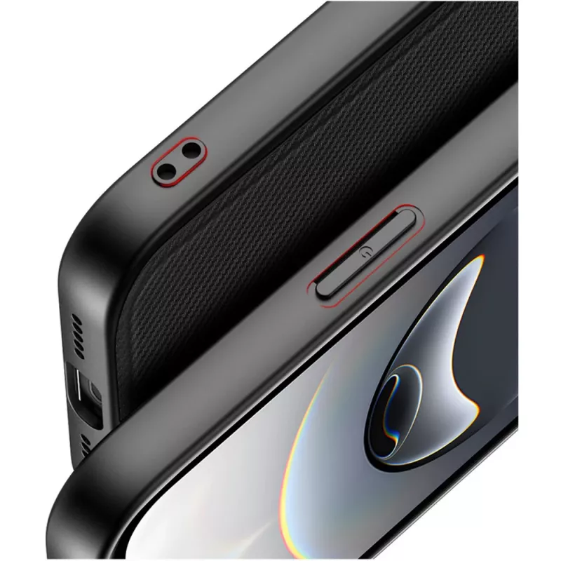 Funda Nevox 2499 Funda para móvil Negra para iPhone 16e 15,5 cm