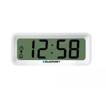 Despertador BLAUPUNKT CL04WH reloj multifunción, blanco — termómetro, calendario, función de repetición, 88×37×21 mm
