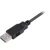 Cable USB 2.0, conector macho USB-A > conector macho USB-B (negro, 0,5 metros)