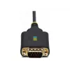 StarTech.com cable adaptador de 13ft (4m) de 2 puertos USB a serie, tornillos/tuercas DB9 reemplazables, retención de COM, USB-A a DB9 RS232, FTDI, protección ESD de nivel 4, Windows/macOS/ChromeOS/Linux – construcción robusta en TPE