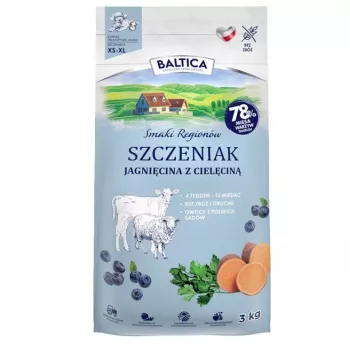 BALTICA regional flavours Junior Cordero con ternera - pienso seco para perros - 3 kg