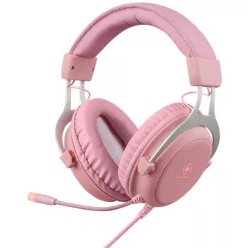 Auriculares y headset Deltaco GAM-030-P con cable diadema Gaming USB Type-A Rosa (GAM-030-P)