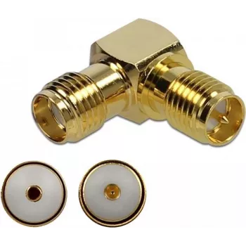 Adaptador de cable DeLOCK 89953 SMA RP-SMA dorado