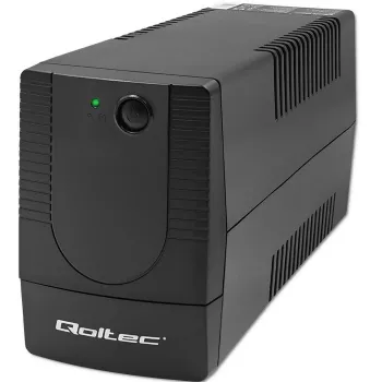 Qoltec 53774 SAI (sistema de alimentación ininterrumpida) line-interactive 1 kVA 600 W 1 salida AC