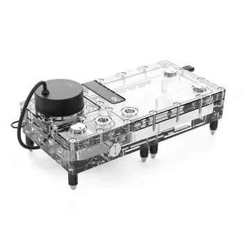 Alphacool Core Flat Reservoir 240, con bomba VPP - derecha