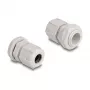 Prensaestopas M16 DELOCK, Plástico, gris, pack de 10