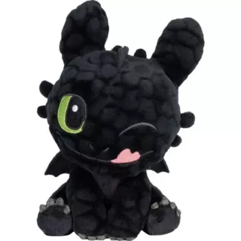 Dragons: Toothless, happy, peluche 18 cm