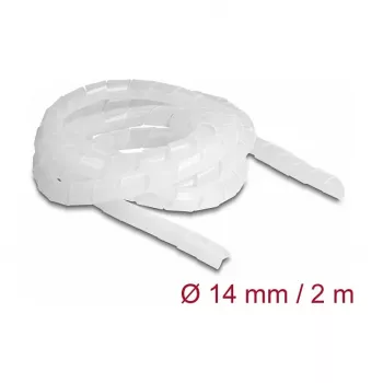 Tubo espiral DeLOCK flexible 2 m x 14 mm transparente polietileno