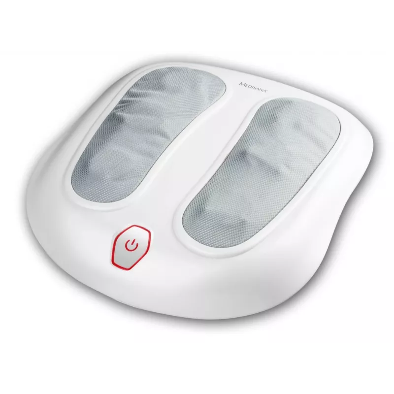 Masajeador de pies y espalda Medisana FM 883 — 2 zonas, 2 programas, función de calor, AC 220–240 V, blanco