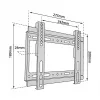 Soporte de pared para TV TB hasta 42 pulgadas 40 kg máx. VESA 200 (AJTBXT4240FI250)
