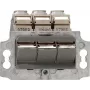 Rutenbeck UM-Cat.6A iso-MD 3 toma de red empotrable 139104100, RJ45, 3 puertos