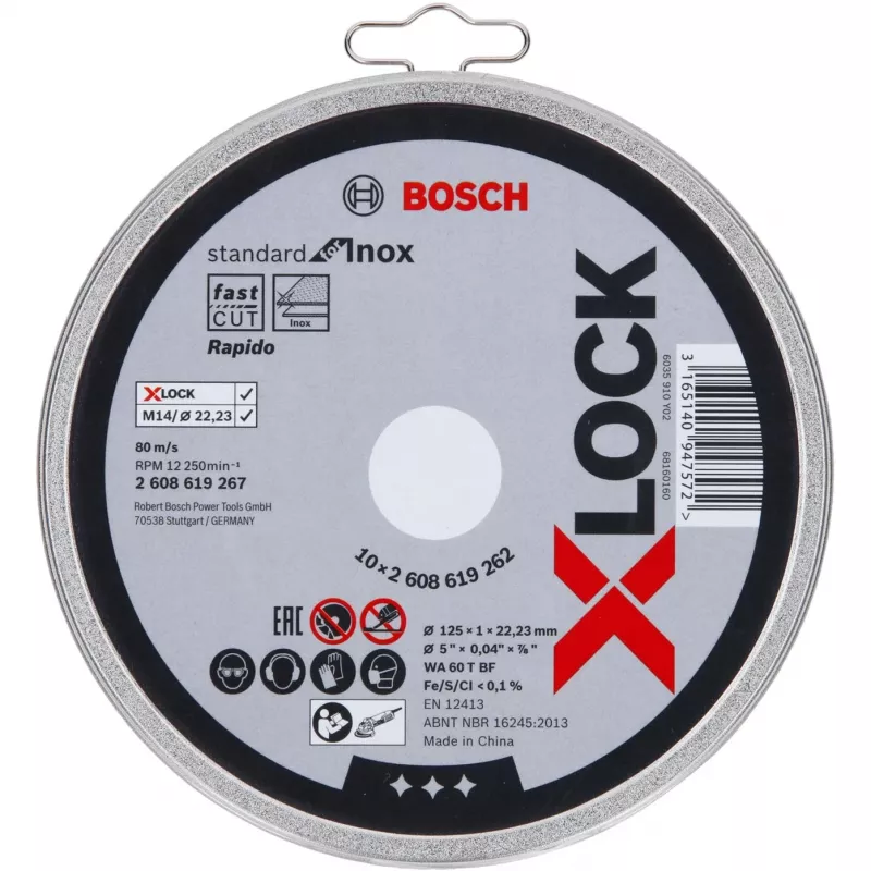 Disco de corte accesorio para amoladora angular Bosch 2 608 619 262