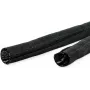 VALUE funda de malla SNAP para agrupación de cables, negra, 25m 25m (19.08.3155)