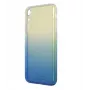 Funda para móvil Tellur Cover Soft Jade para iPhone XS, azul, funda protectora blanda