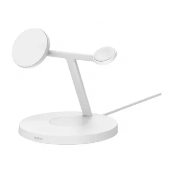 Belkin BoostCharge Pro auriculares, smartphone, smartwatch Blanco USB Carga inalámbrica Carga rápida Interior