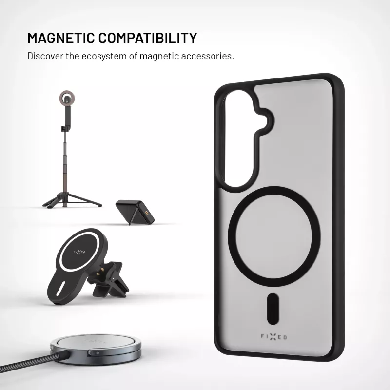 Fixed MagMisty | Funda trasera | Samsung | Galaxy S26 | Policarbonato/TPU | Negro