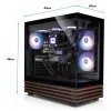 FTW A-Line LCS 5060Ti D5, PC gaming negro/transparente, Windows 11 Home