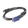 Cable KVM USB APC - 6 ft (1,8 m), 1,83 m, USB, USB, VGA, negro, USB-A