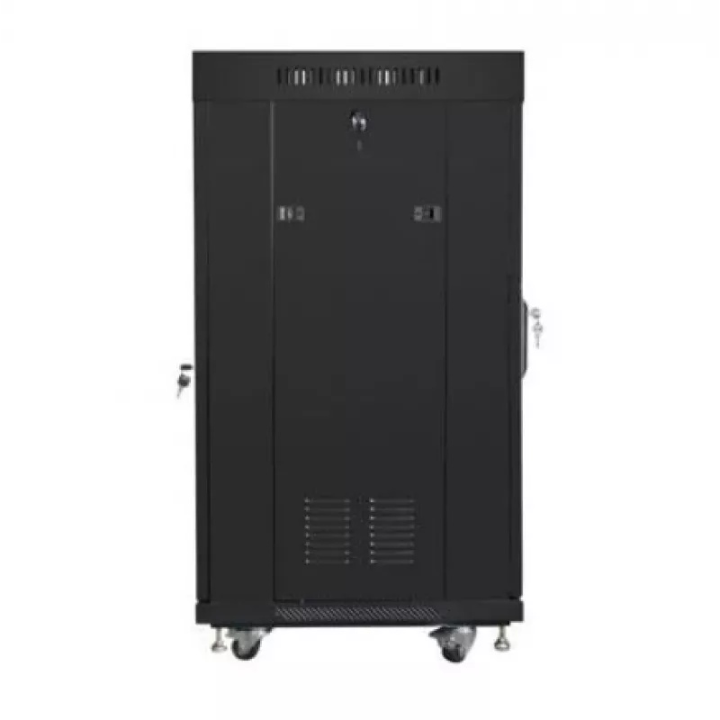 Armario rack 19 pulgadas 22HE 600x600 mm negro LANBERG FF01-6622-12BL