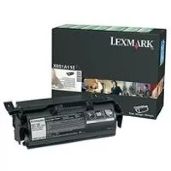 Lexmark Tóner X651A11E - Negro - Capacidad: 7.000 páginas (X651A11E)