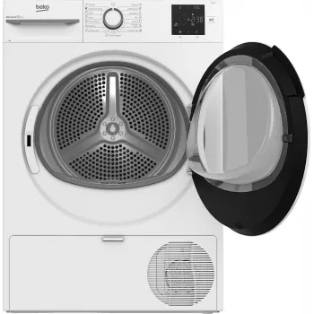 Lavadora BEKO BM3T372E0W, 7 kg, clase energética E, profundidad 54,5 cm