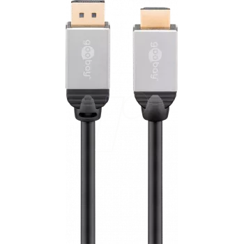 Wentronic 71460 adaptador de interfaz/género de cable DisplayPort HDMI negro - gris (71460)