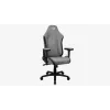 Silla gaming universal Aerocool Crown AeroSuede con asiento acolchado, gris piedra