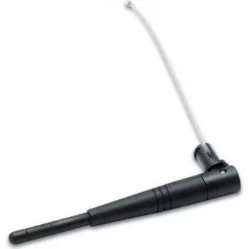 MikroTik ACSWI - 4 dBi - 2.4 - 5.8 GHz - Antena omnidireccional - U.FL - Negro - 1 unidad(es)