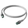 Sacon EasyLan DualBoot PushPull - cable de parcheo - RJ-45 (M) a RJ-45 (M) - 3 m - STP - CAT 6a - IEEE 802.5/IEEE 802.3 - moldeado - gris (CPP1OAAAAA0030)