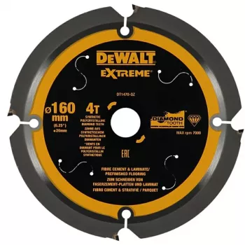 Disco de corte para laminado y placas de cemento DeWalt DT1470 160x20 mm 40T