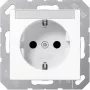 Toma de corriente Tipo F Jung A 1520 BFNA WW, 16 A 250 V, blanca, Termoplástico