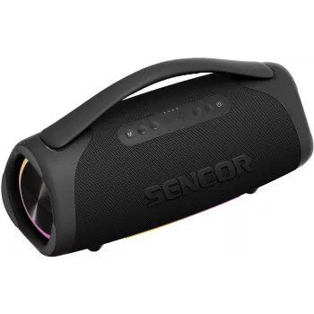 Altavoz portátil SENCOR RESONEXMAXI, 100 W, IPX7 sumergible, batería de 10.000 mAh, Bluetooth 5.3, carga USB-C
