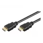 Wentronic goobay Series 2.0 - Highspeed - Cable HDMI con Ethernet - HDMI macho a HDMI macho - 15 m - Doble aislamiento - Negro - 4K Ultra HD s