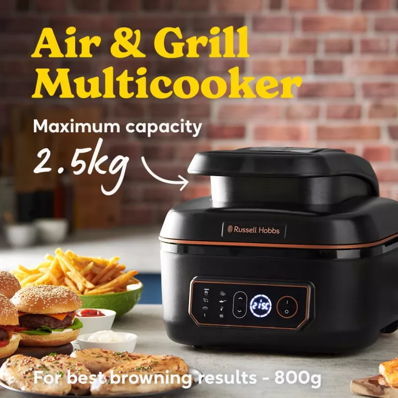Olla multifunción Russell Hobbs SatisFry Air & Grill 5.5 L 1745 W negra