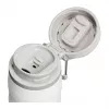 Vaso térmico STANLEY Iceflow uso diario 470 ml, acero inoxidable, cierre flip, blanco